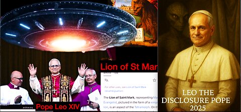 POPE LEO XIV FORETOLD TO INTRODUCE THE WORLD TO ET'S?