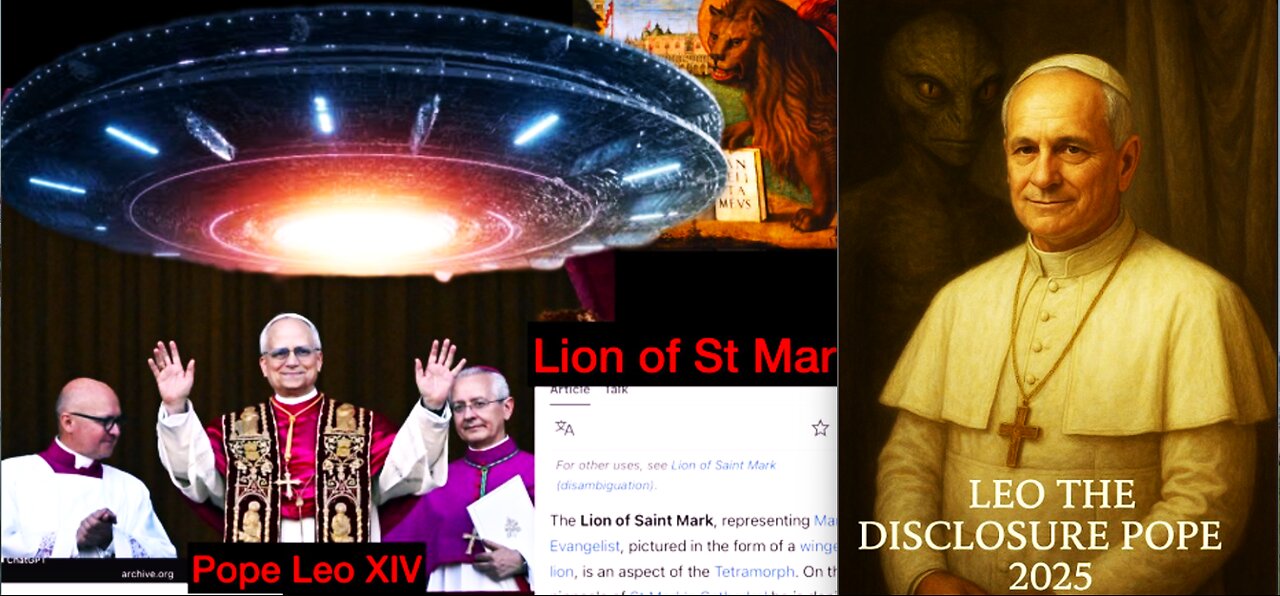 POPE LEO XIV FORETOLD TO INTRODUCE THE WORLD TO ET'S?