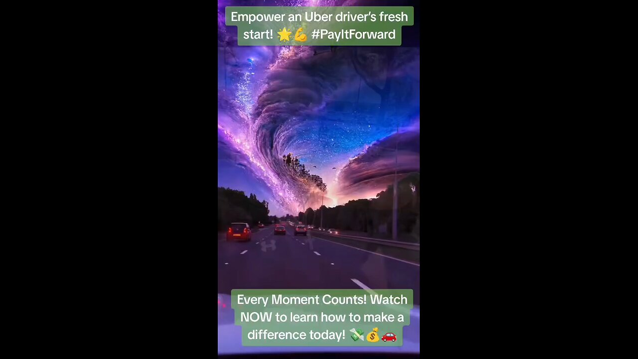 🌟 **Pay It Forward: Giving an Uber Driver a Fresh Start** 🚗💰