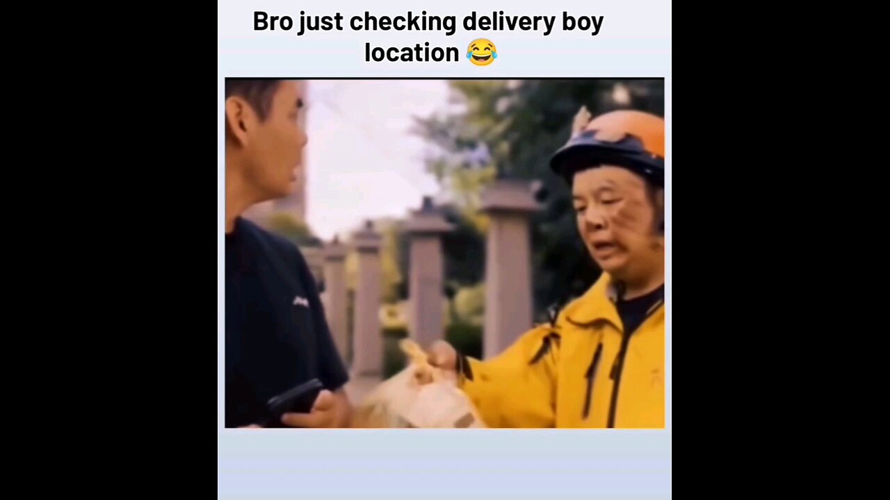 Online food delivery 🤣