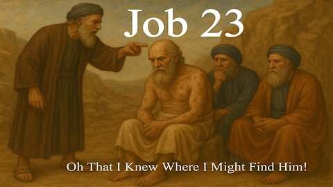 Job 23 Explained, KJV, Rightly Dividing — Oh That I Knew Where I Might Find Him!