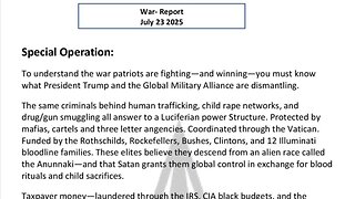 WAR REPORT - JULY 23 2025 - SPECIAL OPERATION