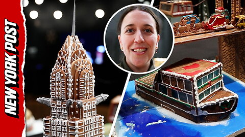'Gingerbread NYC' features landmarks made entirely out of gingerbread, royal icing and sweet treats