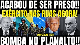 URGENTE!! ACABOU DE SER PRESO AGORA!! EXÉRCITO EM MASSA NAS RUAS!! AVISO FINAL DE TRUMP
