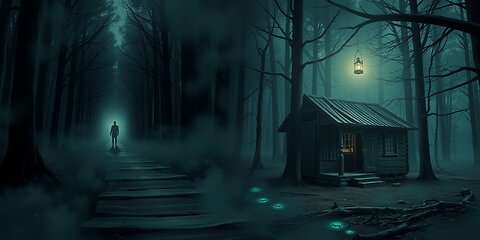 Shadow Cabin & Eerie Lantern Horror Tales