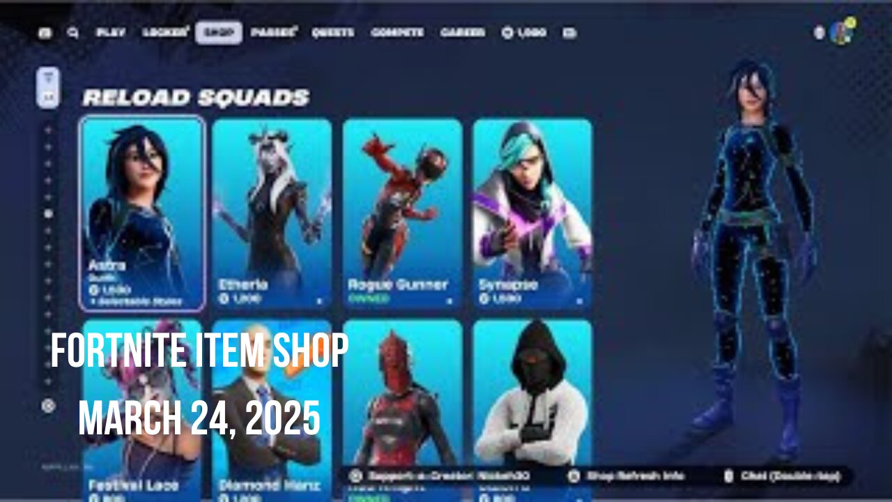 Fortnite Item Shop|March 24, 2025