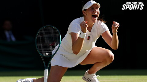 Amanda Anisimova stuns Aryna Sabalenka at Wimbledon to reach first Grand Slam final