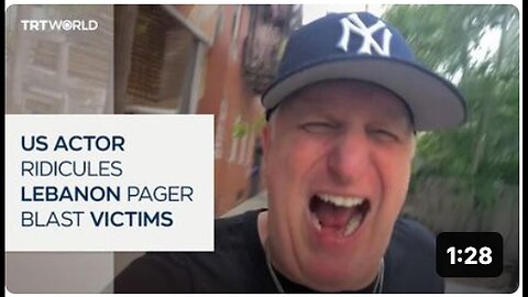 "US Actor Michael Rapaport Mocks Victims of Lebanon Device Blasts"