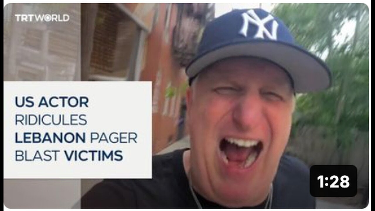 "US Actor Michael Rapaport Mocks Victims of Lebanon Device Blasts"