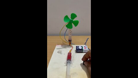Hydraulic Lift Fan DIY | Simple Science Project