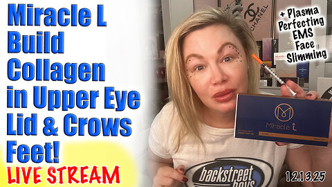 Live Miracle L Build Collagen in Upper Eye Lid & Crows Feet! AceCosm and code Jessica10 Saves Money