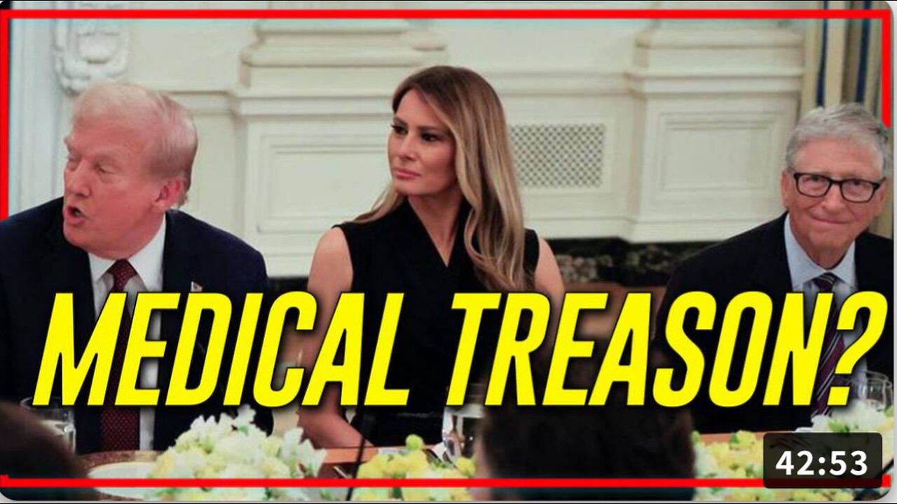 Medical Treason? One Day After Meeting With Bill Gates, Trump Has Attacked Florida’s Governor/Surgeon General For Banning All Illegal Vaccine Mandates - Alex Jones Asks What The Hell Is Going On and Does The Deep Dive To Answer The Question as To Why Tr