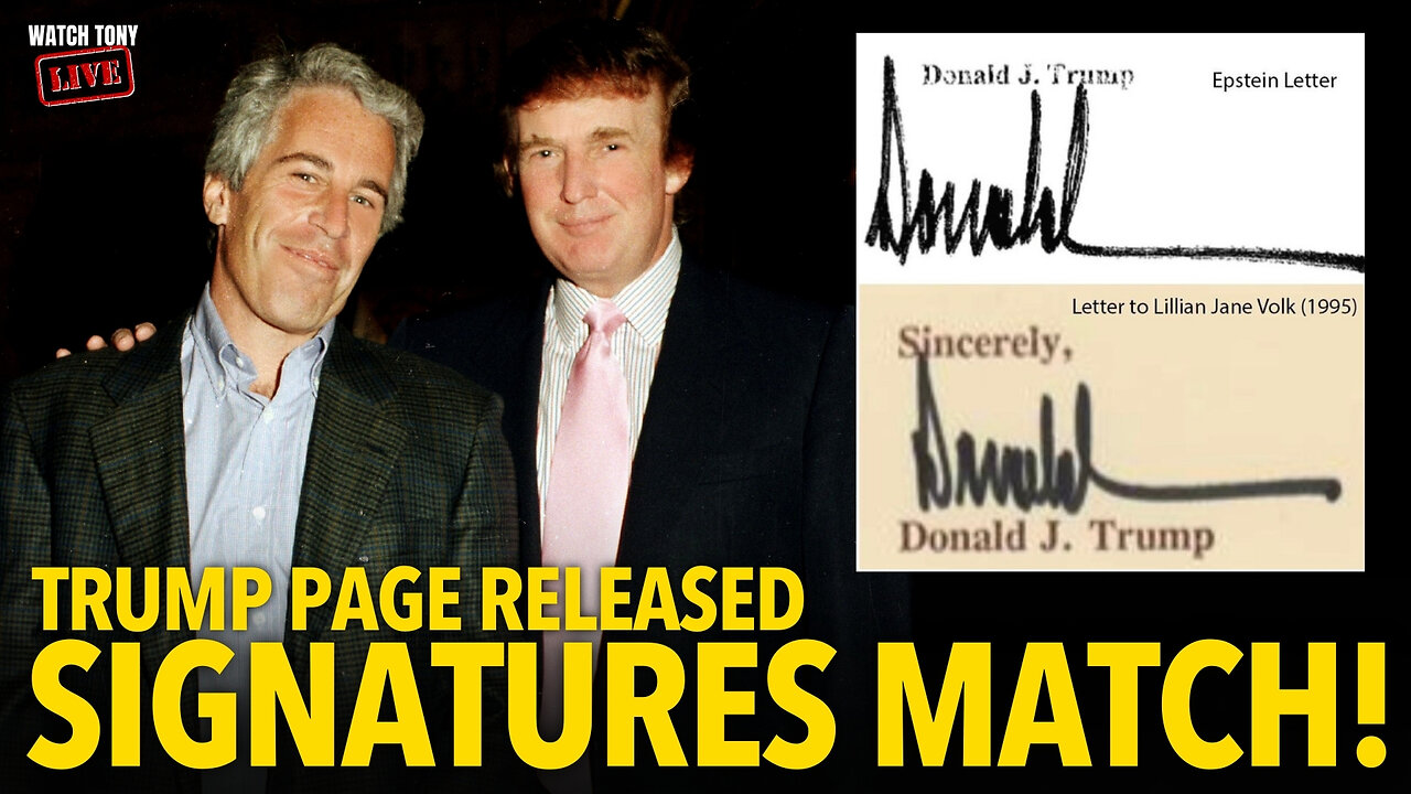 Epstein Birthday Book BOMBSHELL: Trump Page Released! | The Tony Michaels Podcast #988