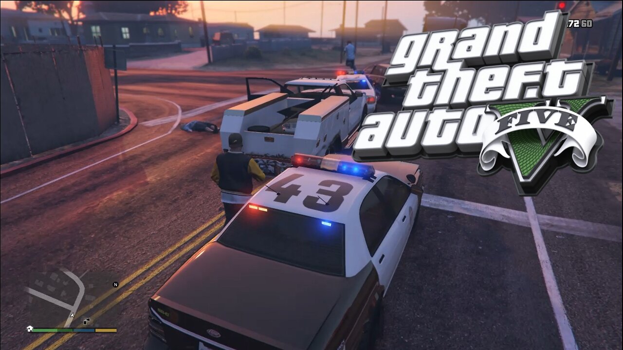 GTA 5 Police Pursuit Driving Police car Ultimate Simulator crazy chase #143