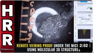 Remote Viewing PROOF under the microscope using molecular 3D structures