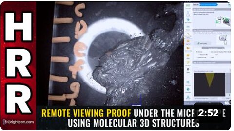 Remote Viewing PROOF under the microscope using molecular 3D structures