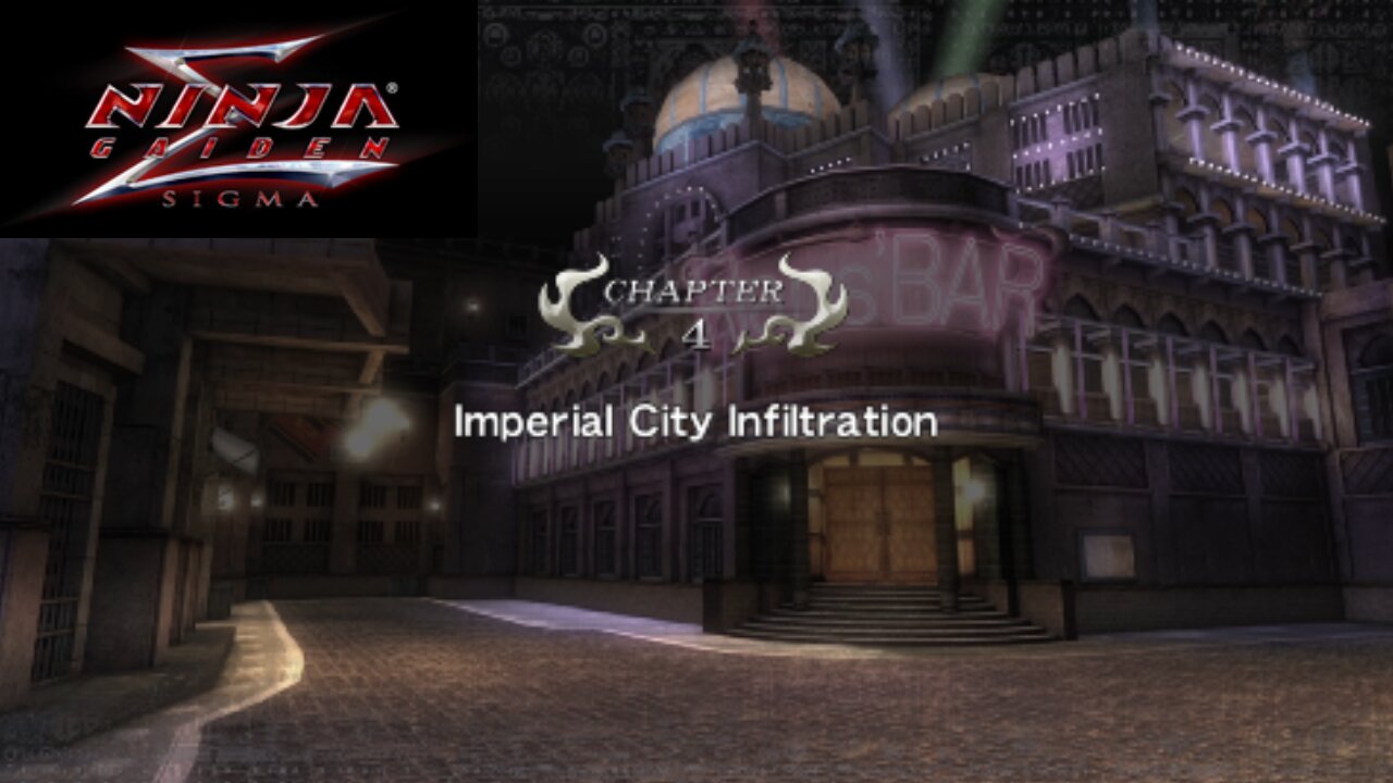 Ninja Gaiden Sigma Playthrough Chapter 4 (Imperial City Infiltration)