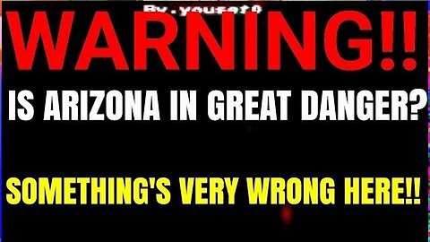 PEOPLE ARE PANICKING AND DISTURBED IN ARIZONA AFTER SEEING THIS...