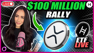 XRP RALLY AFTER $100 MILLION PURCHASE? - HBAR ETF GOES LIVE!