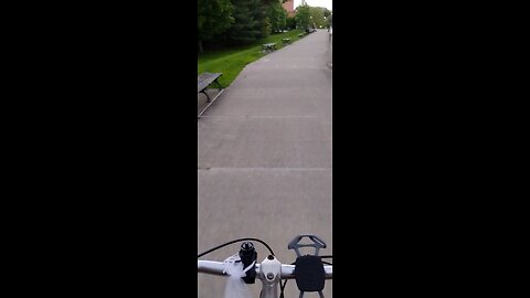 singing like a moron and pretending I'm approaching a DUI stop on my bicycle