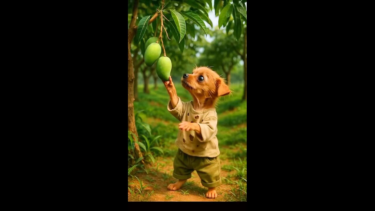 AI dog video