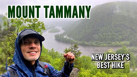 Mount Tammany | BEST Hike in New Jersey | Rain Hike by Delaware Water Gap