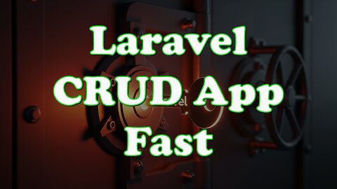 Laravel CRUD App with MariaDB in 15 Minutes - Beginner Tutorial