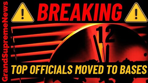 EMERGENCY ALERT ⚠️ TRUMP Officials Moved To Secure Locations / Midnight Alert