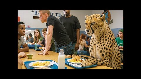 Boy Brings His Protective Cheetah to School 🐆 | Now Nobody Dares to Challenge Him 😱🎓