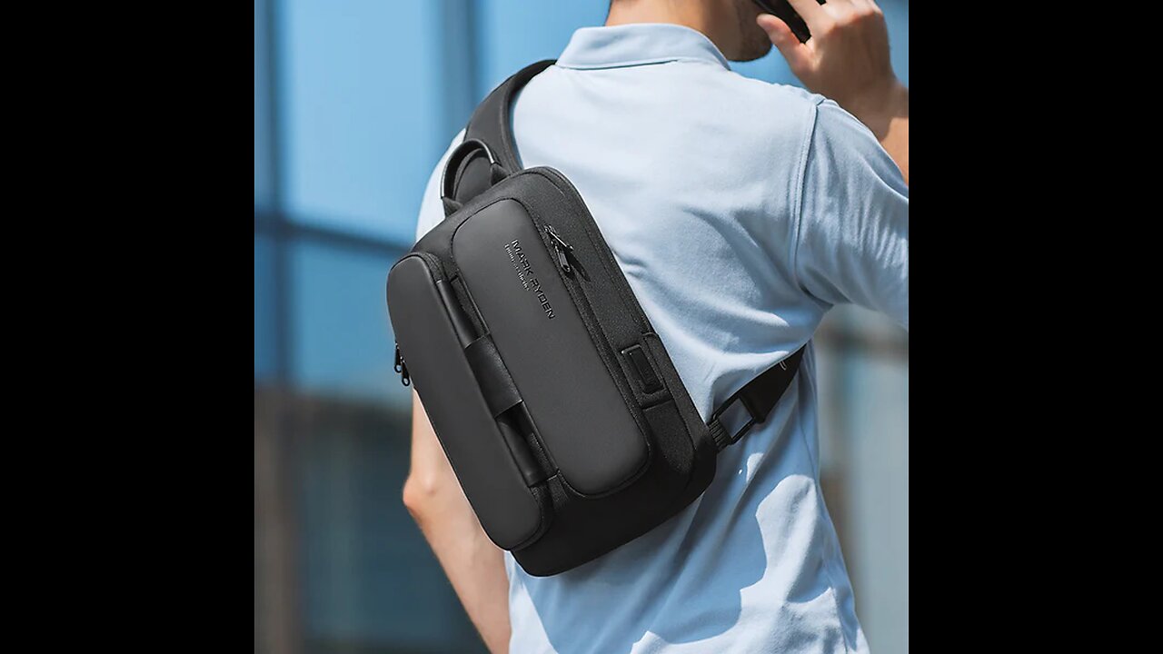 Portable Cool Sling Bag, with Large Capacity, Waterproof Material & Anti-theft Pockets, for Travel