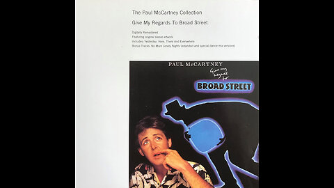 Paul McCartney - Give My Regards To Broad Street (Europe) 1984/1993 CD