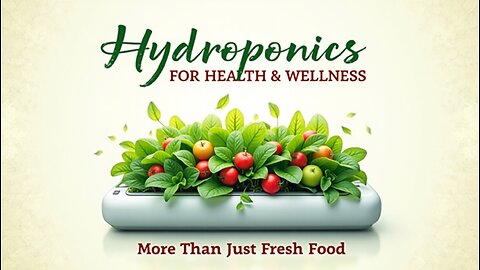 Hydroponics for Health and Wellness More Than Just Fresh Food