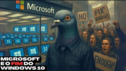 📰Microsoft e o fim do Windows 10: obsolescência programada ou só desculpa pra migrar?