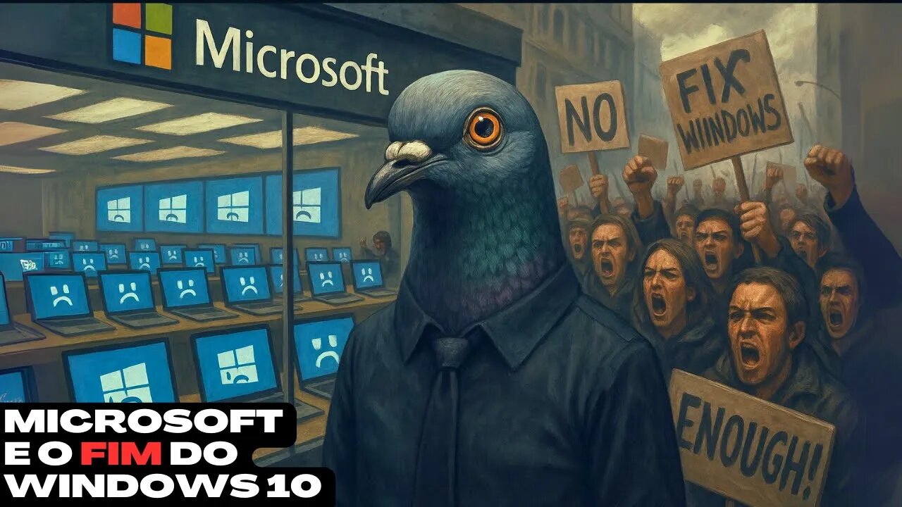 📰Microsoft e o fim do Windows 10: obsolescência programada ou só desculpa pra migrar?