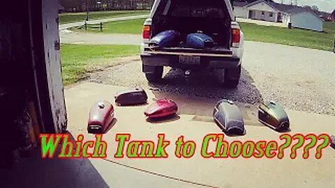 Custom GL 1000 Goldwing Tank Selection