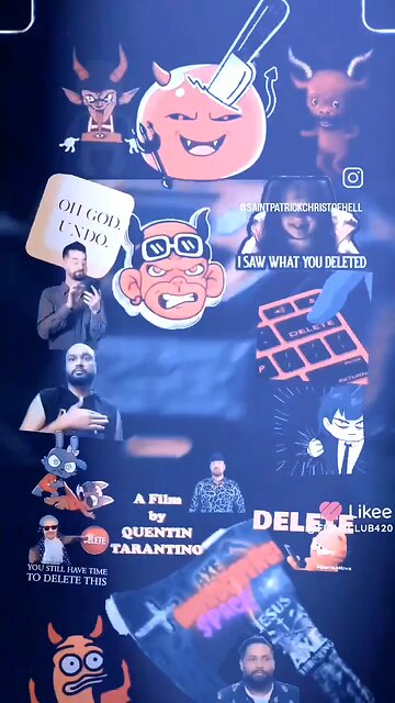 it's and imaginary friend you made it up to scare people