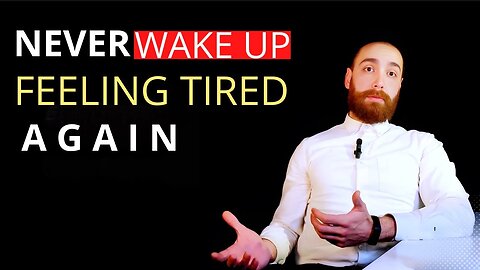Waking Up Very TIRED and No Energy ⁉️⭕️MUST Watch This‼️