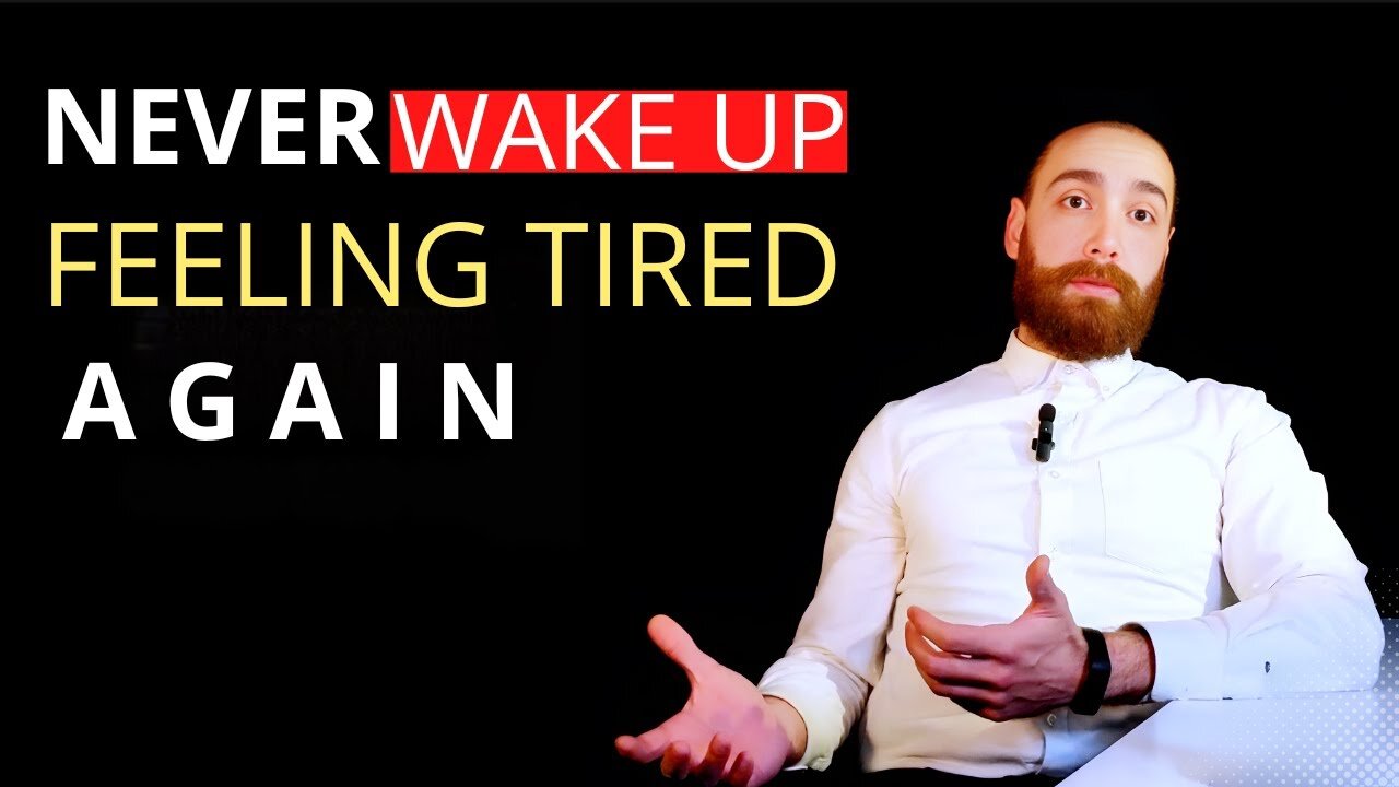 Waking Up Very TIRED and No Energy ⁉️⭕️MUST Watch This‼️