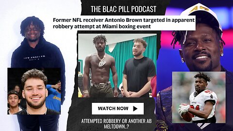Former NFL receiver Antonio Brown targeted in apparent robbery attempt at Adin Ross' Boxing event