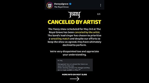 Chris Jericho CANCELS Fozzy Gig for Wrestling?! Unbelievable. #shorts