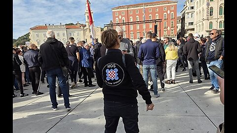 Prosvjed Torcide u Splitu: "Zahtijevamo puštanje naših branitelja i domoljuba!"