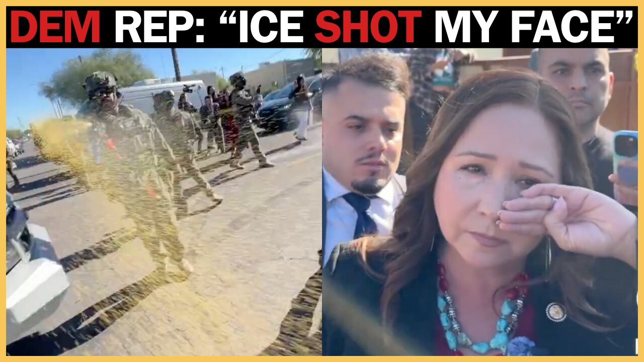 House Dem Claims ICE Pepper Sprayed Her in the Face, BUT the Video Tells a Different Story