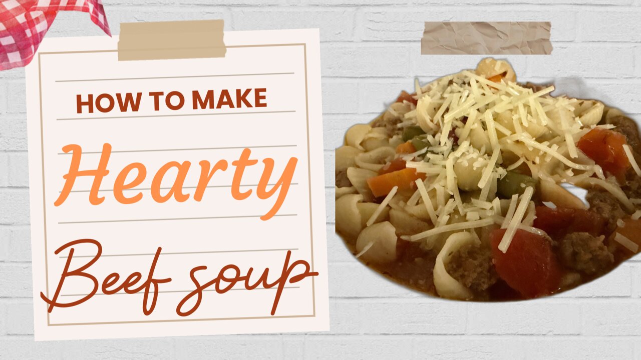 Hearty Beef Soup - Crockpot