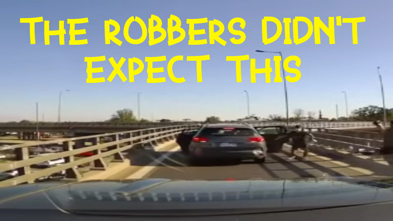 Look what the driver did to save himself and his car!