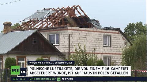 Polnische Medien zum beschädigten Dach nahe der Grenze: "Es war eine F-16-Rakete"