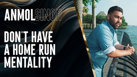 Don't Have a Home Run Mentality