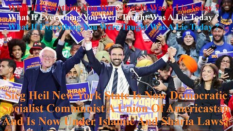New York State Is Now A Democratic-Socialist-Communist Of Americastan Islamic And Sharia Laws