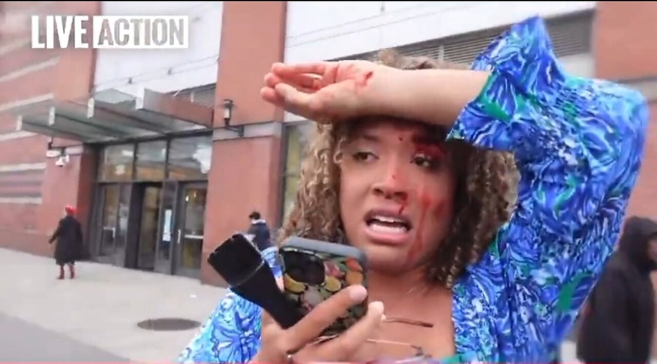Pro Life Activist Attacked By Lunatic Planned Parenthood Supporter