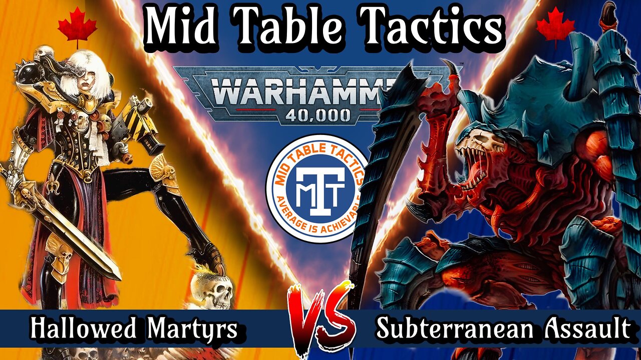 Warhammer 40k Battle Report: Tyranids VS Adepta Sororitas