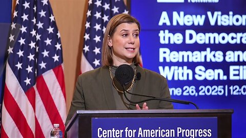U.S. Senator Elissa Slotkin (D-MI) delivered a speech on a new vision for the Democratic Party